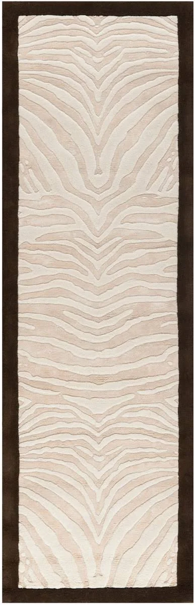 Safavieh Soho Rug SOH443A Ivory - Espresso, 2& 6x22 x 8&