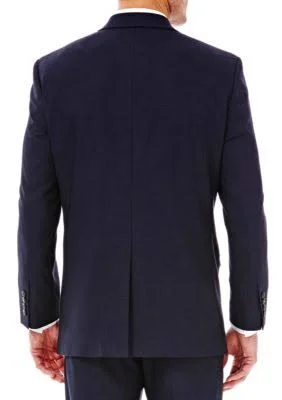 J.M. Haggar Premium Stretch Classic Fit Suit Jacket - 42 Long, Blue