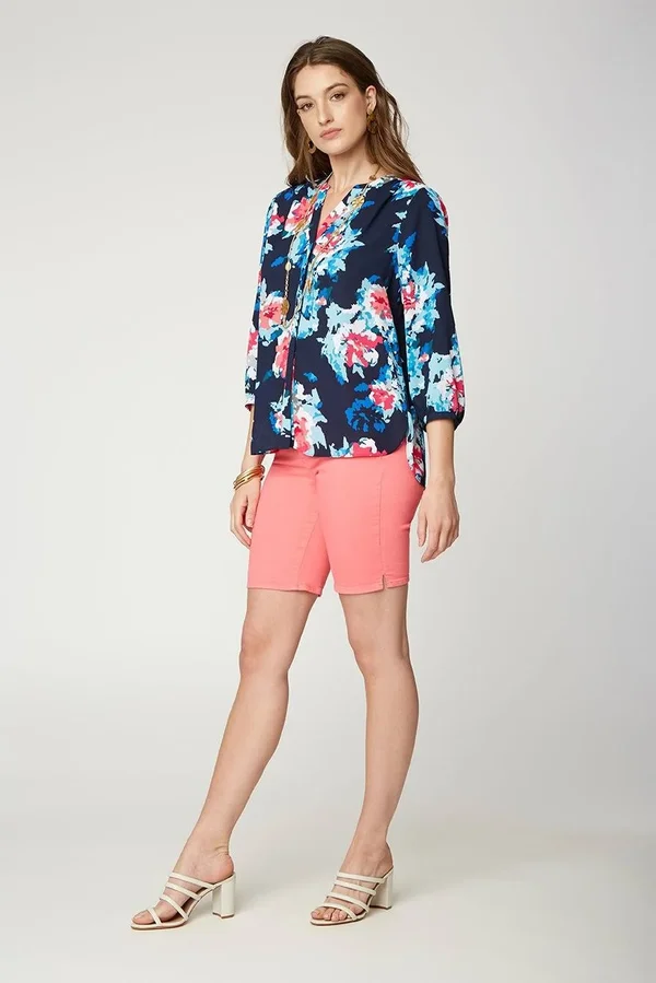 Nydj Women's Pintuck-Back Blouse - Blue - Size Xxs