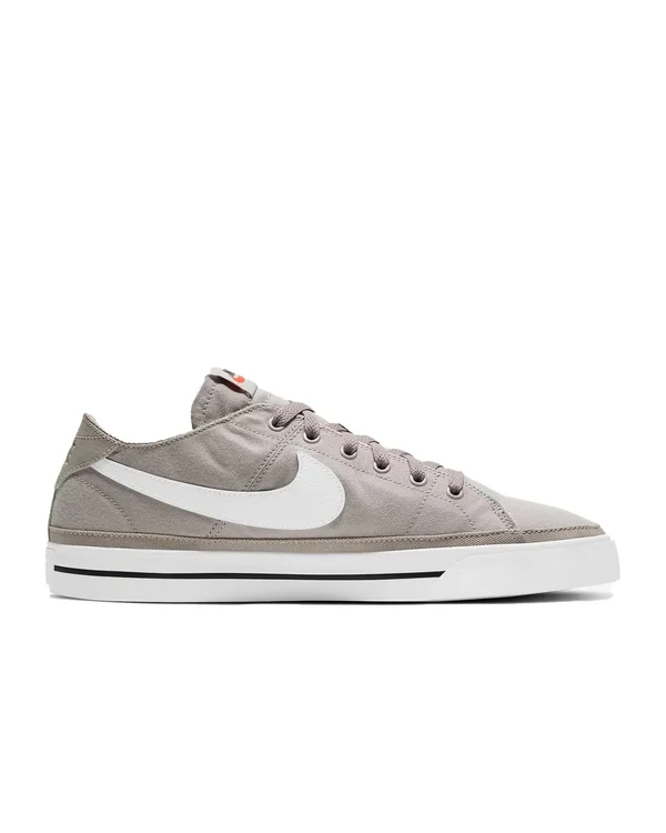 Nike Court Legacy Canvas Men's Shoes, Grey/White, Size: 8