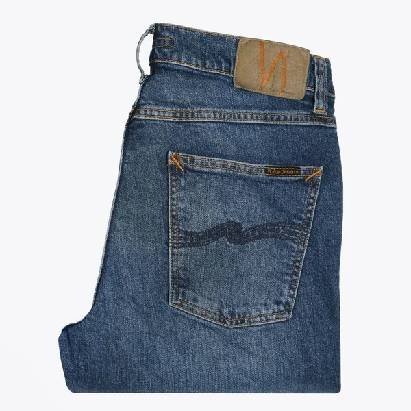 Nudie Jeans Blue Lean Dean Jeans