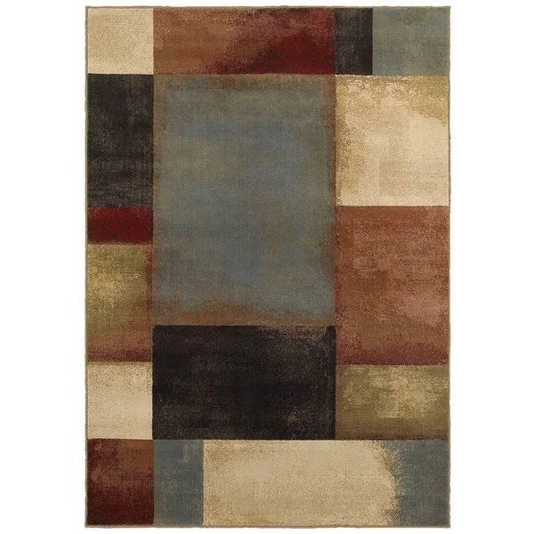 Home Decorators Collection Hayley Multi 10 ft x 12 ft. Plaid Area Rug