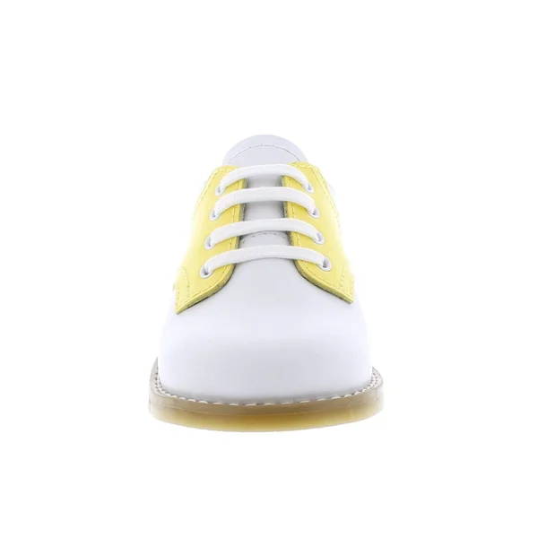 Toddler Boy's Footmates Cheer Oxford - Size 7.5 M/W - White