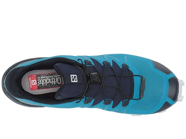 Salomon Men's Speedcross 5 Shoe - 13 - Fjord Blue - Navy Blazer, Illusion Blue