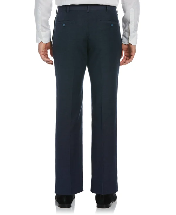 Cubavera Men's Flat Front Linen Blend Dress Pant
