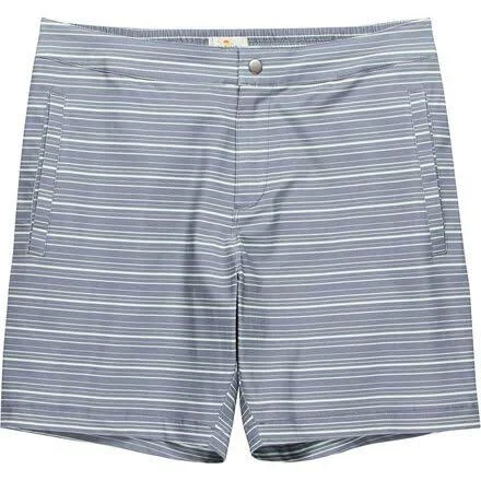 Marine Layer Printed Summer Short - Men's Navy Stripe, M