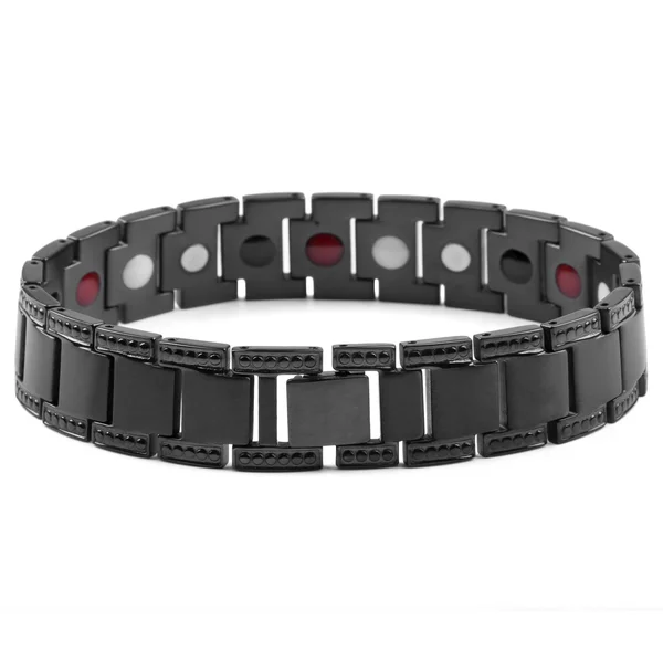 Men's Steel Bracelet - Black, Titanium, Fort Tempus