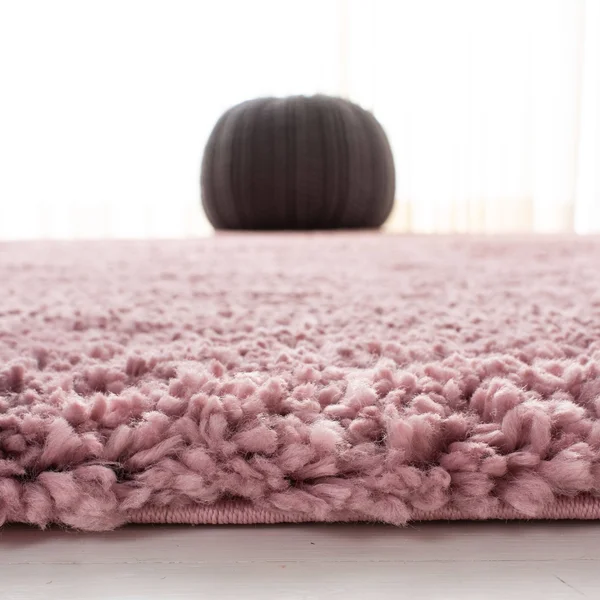 Safavieh Fontana Shag Kimberlie Solid 2-Inch Thick Rug - 2&3x22 x 6& Runner - Ivory