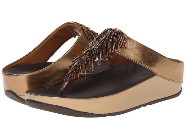 Fitflop Women's Cha, Bronze 10