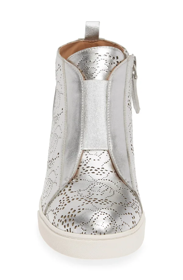Women's Linea Paolo Felicia II Wedge Bootie Sapphire Suede, 6 M