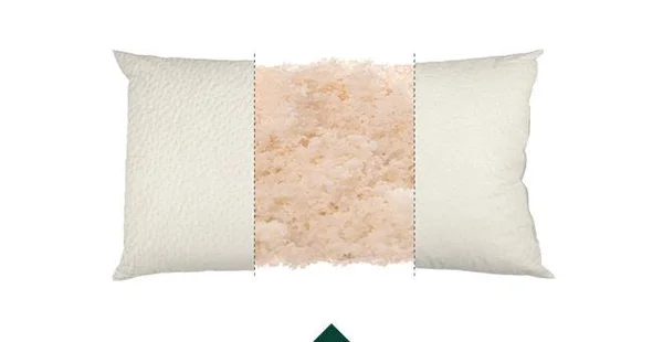 Latex for Less - Shredded Latex Pillow - Queen Size - Fluffy & Light - Breathable Comfort