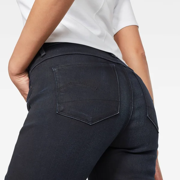 G-Star Raw Women 3301 Contour Skinny Jeans Dark Blue Size 0-28