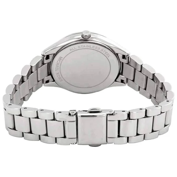 Michael Kors Women's Mini Lauryn Stainless-Steel Watch -Silver