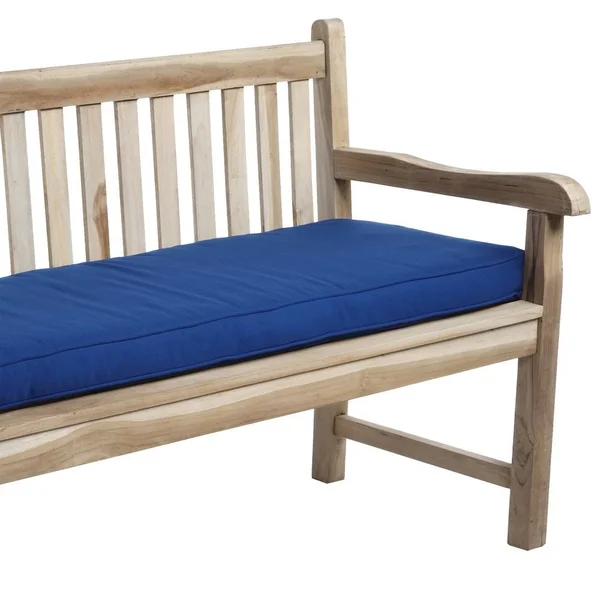 Humble and Haute Marine Indoor/ Outdoor Corded Bench Cushion - 45in x 19 in x 2 in - Richloom - Veranda Navy