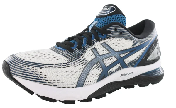 Asics Men's GEL-Nimbus 21 Running Shoes - Black - 10.5