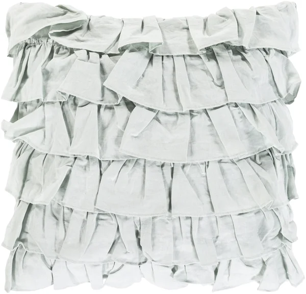 Surya RLE005-2020 Ruffle Cottage Ice Blue Pillow Cover