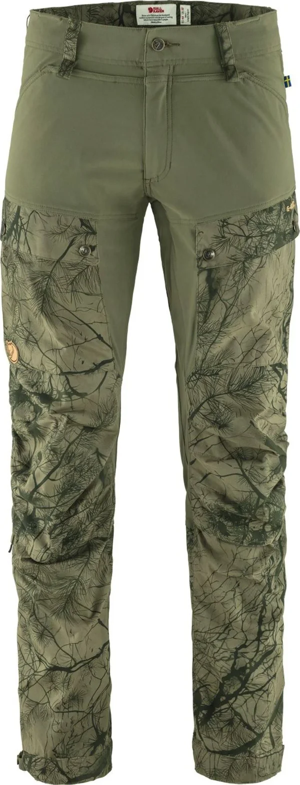 Fjallraven Men's Keb Trousers Regular - Green Camo-laurel Green - 48