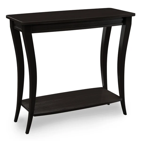 Copper Grove Monbretia Console Table with Shelf - Espresso