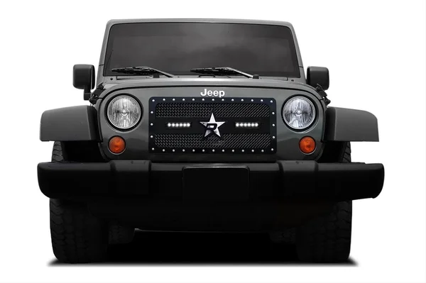 Jeep Wrangler RBP Midnight LED Grille 967483