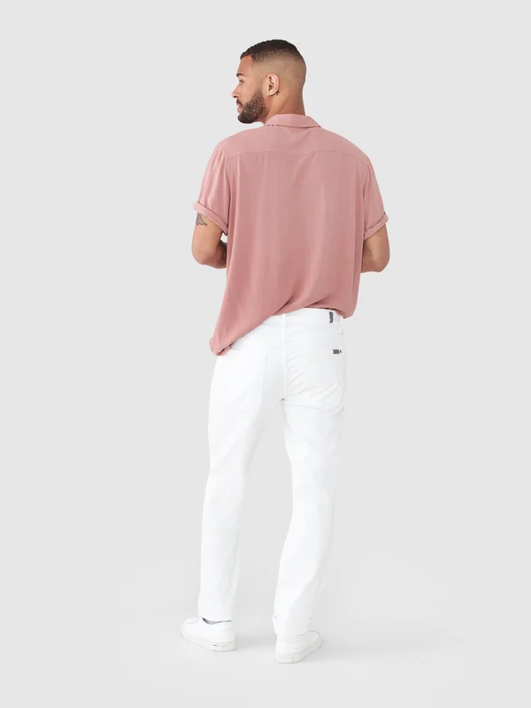 7 for All Mankind Men's Slimmy Luxe Performance Slim-Fit Jeans - White - Size 38