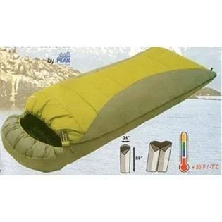 High Peak Outdoors Comfort Lite 20-Degree Red Extra Long Sleeping Bag - 34 x 89