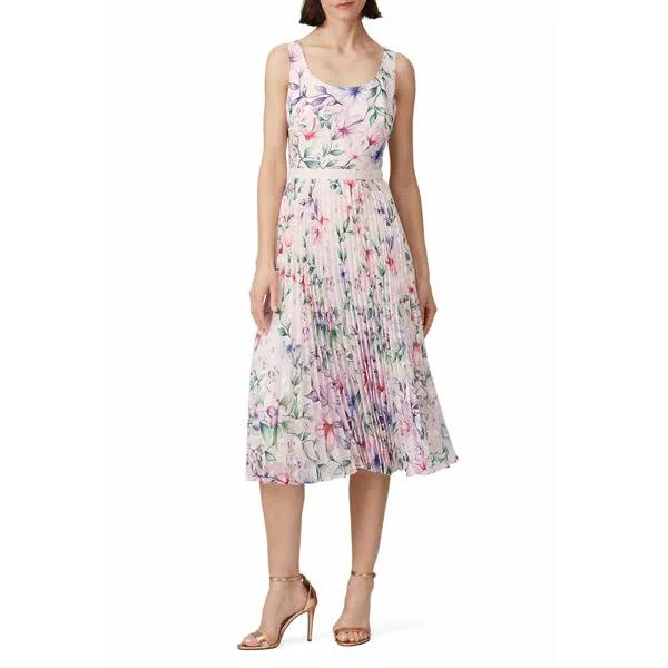 Marchesa Notte - Pleated Blush Dress
