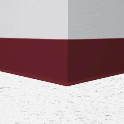 Flexco 073 Burnt Sienna 4x22 Vinyl Cove Molding 4x22 x 48x22 Pieces (30/Box), Cove (with Toe)