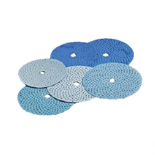 Norton 7786 - 6-Piece Cyclonic Dry Ice 600 Grit 6x22 Multi-Air Discs Pack in Blue, CPO Outlets
