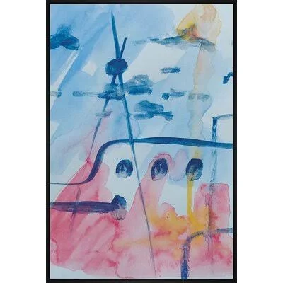 Abstract Expression - Picture Frame Painting Print on Glass JBass Grand Gallery Collection