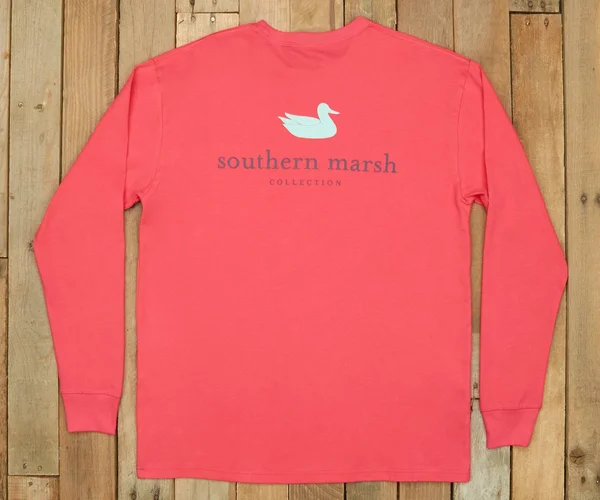 Authentic Vibrant Tee, Long Sleeve Small, Squash