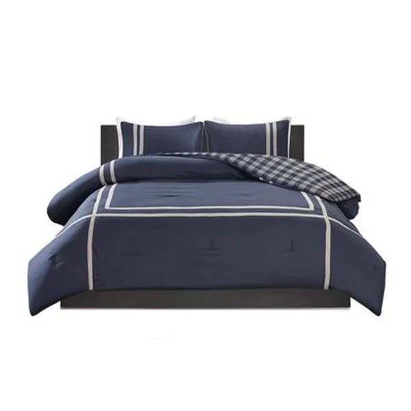 Intelligent Design Oxford Reversible Comforter Set Twin/Twin XL