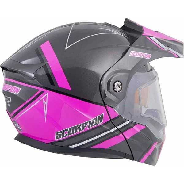 Scorpion Exo AT950 Helmet - Teton, Orange/Grey, Medium Street Helmet