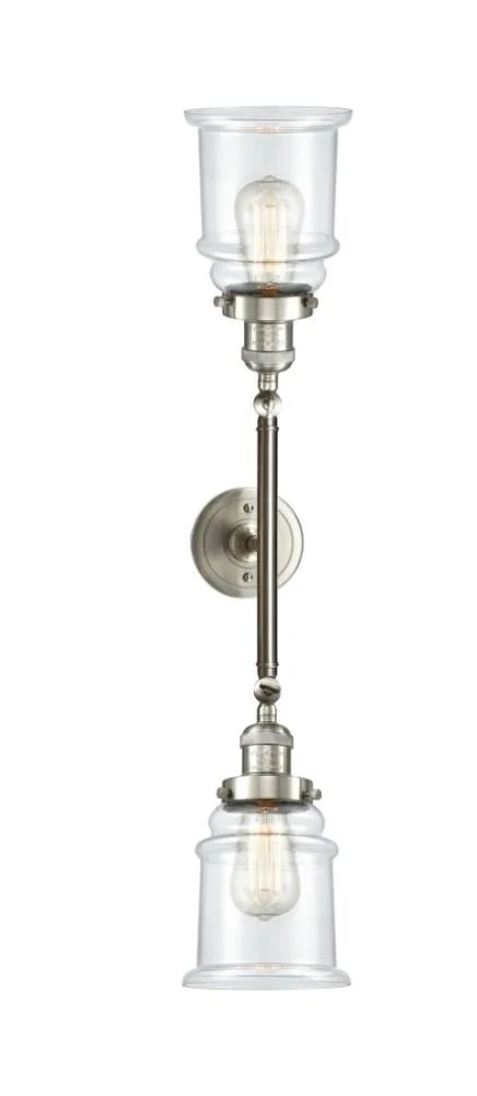 Innovations Lighting-Canton 2 Light Bath Vanity Light-208L-SN-G182