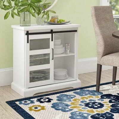 Gracie Oaks Stocksbridge Modern Server - White