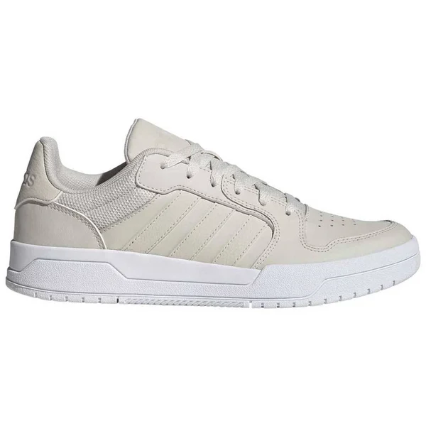 Adidas Entrap Mens Cloudfoam Basketball Shoes, Size 8, Alumina/White