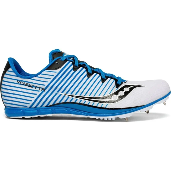 Saucony Vendetta 2, White/Blue, 12.5