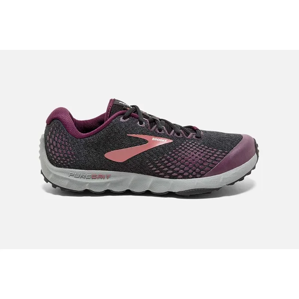 Brooks PureGrit 7 9, Black/Purple/Grey (Women's)