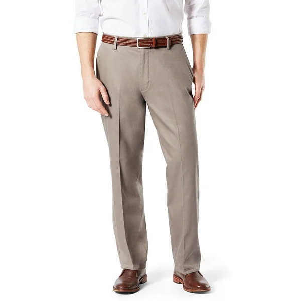 Dockers Men's Relaxed Fit Signature Khaki Lux Cotton Stretch Pants D4