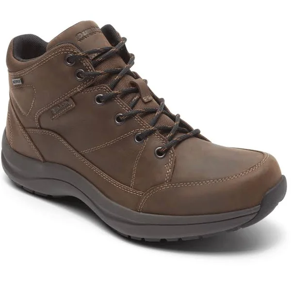 Men's Dunham Simon-DUN Waterproof Ankle Boot, Size: 12, Brown