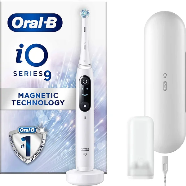 Oral-B Io9 White Ultimate Clean Electric Toothbrush for