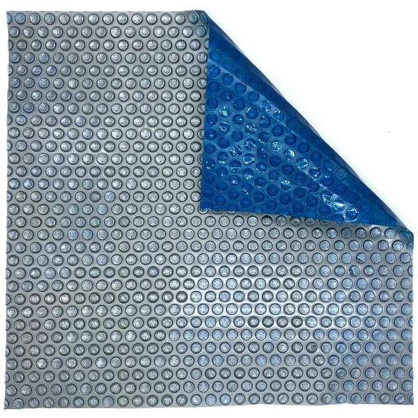 Blue Wave 14-mil Solar Blanket for Rectangular In-Ground Pools Silver and Blue, Size: 15-ft x 30-ft