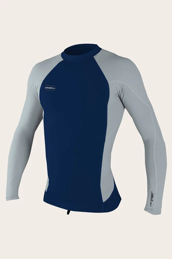 O&Neill Hyperfreak 0.5mm Neoprene/Skins Long Sleeve Top Men's Abyss, L