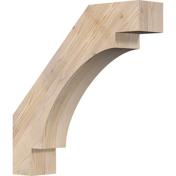 Ekena Millwork 5 1/2x22W x 26x22D x 26x22H Merced Smooth Brace, Douglas Fir
