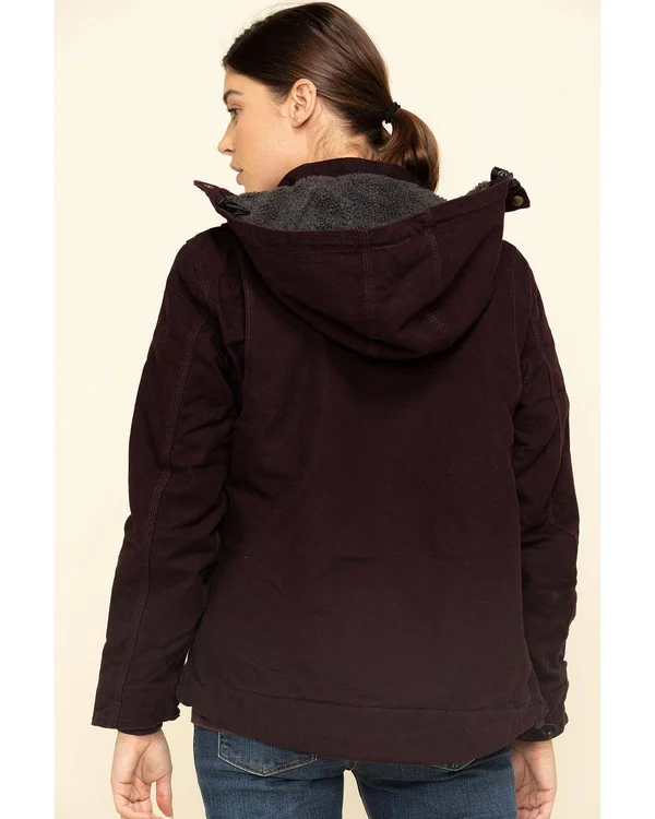 Carhartt Full Swing Caldwell Jacket - Women's Deep Wine/Shadow