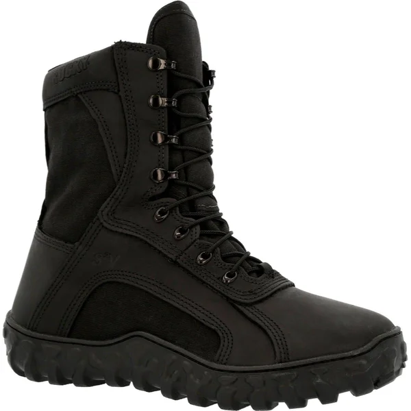 Rocky Men's S2V Flight Boot 600g Insulated Waterproof Military Boots, Rkc079, Black