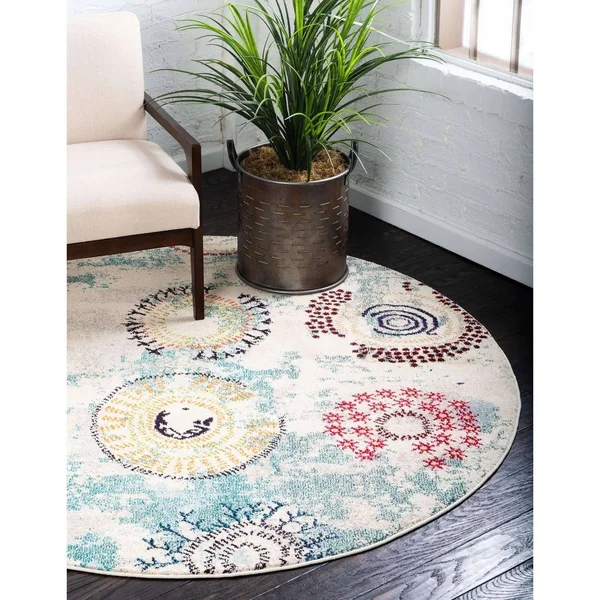 Unique Loom Sierra Estrella Area Rug - 8& x 11& Orange