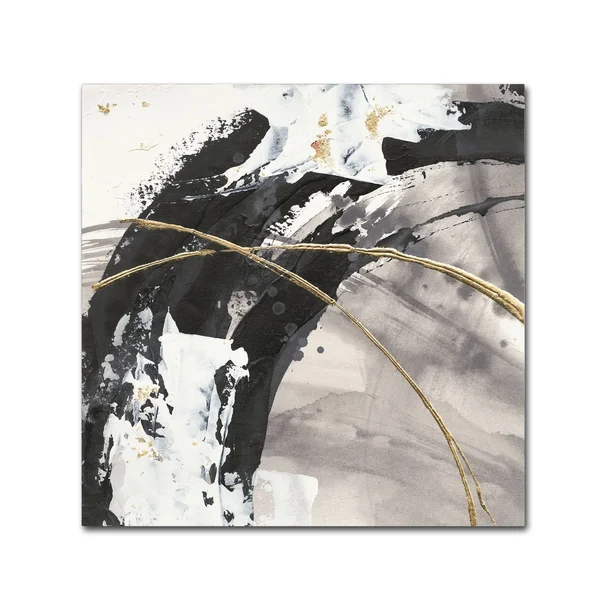 Trademark Art Chris Paschke &Gilded Arcs II& Gallery-Wrapped Canvas Art