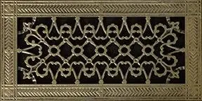 Decorative Grille, Vent COVER, or Return Air register. Made of Urethane Resin to Fit Over A 6x22x14x22 Duct or Opening. Total Si