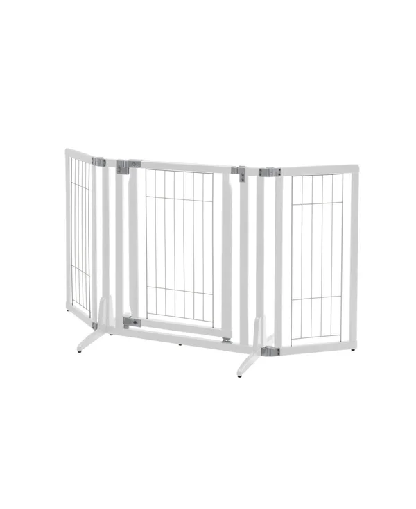 Richell Premium Plus Freestanding Pet Gate (Black)