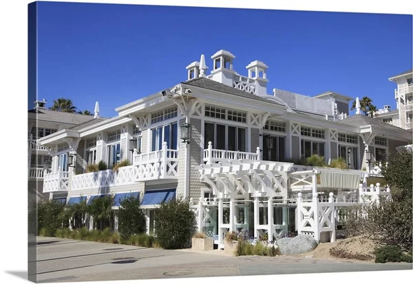 Shutters on the Beach Hotel - Santa Monica, Los Angeles, California, Large Solid-Faced Canvas Wall Art Print, Great Big Canvas